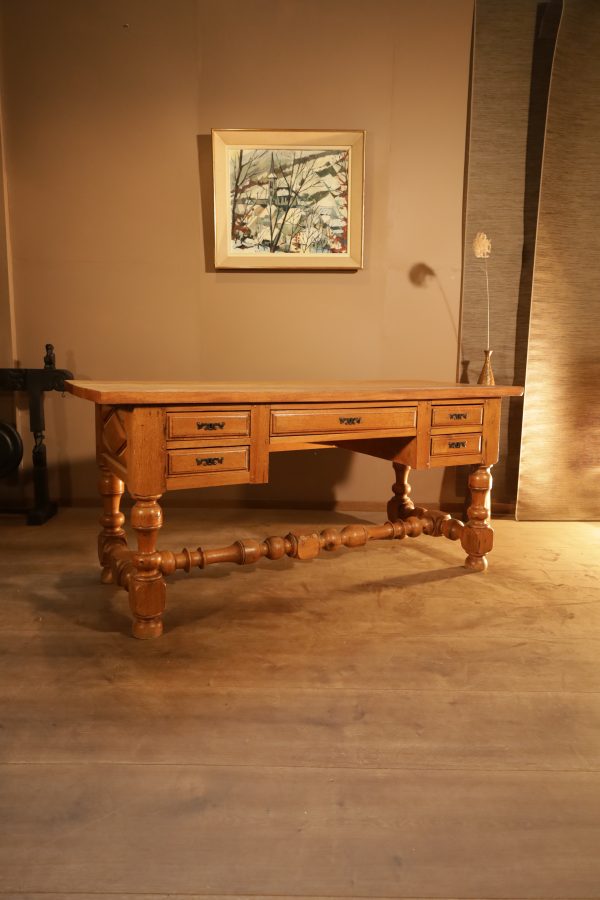 Table de bureau en chêne
