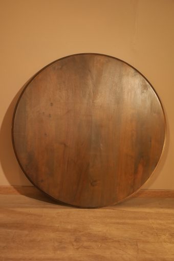 Tischplatte rund Nussbaumholz