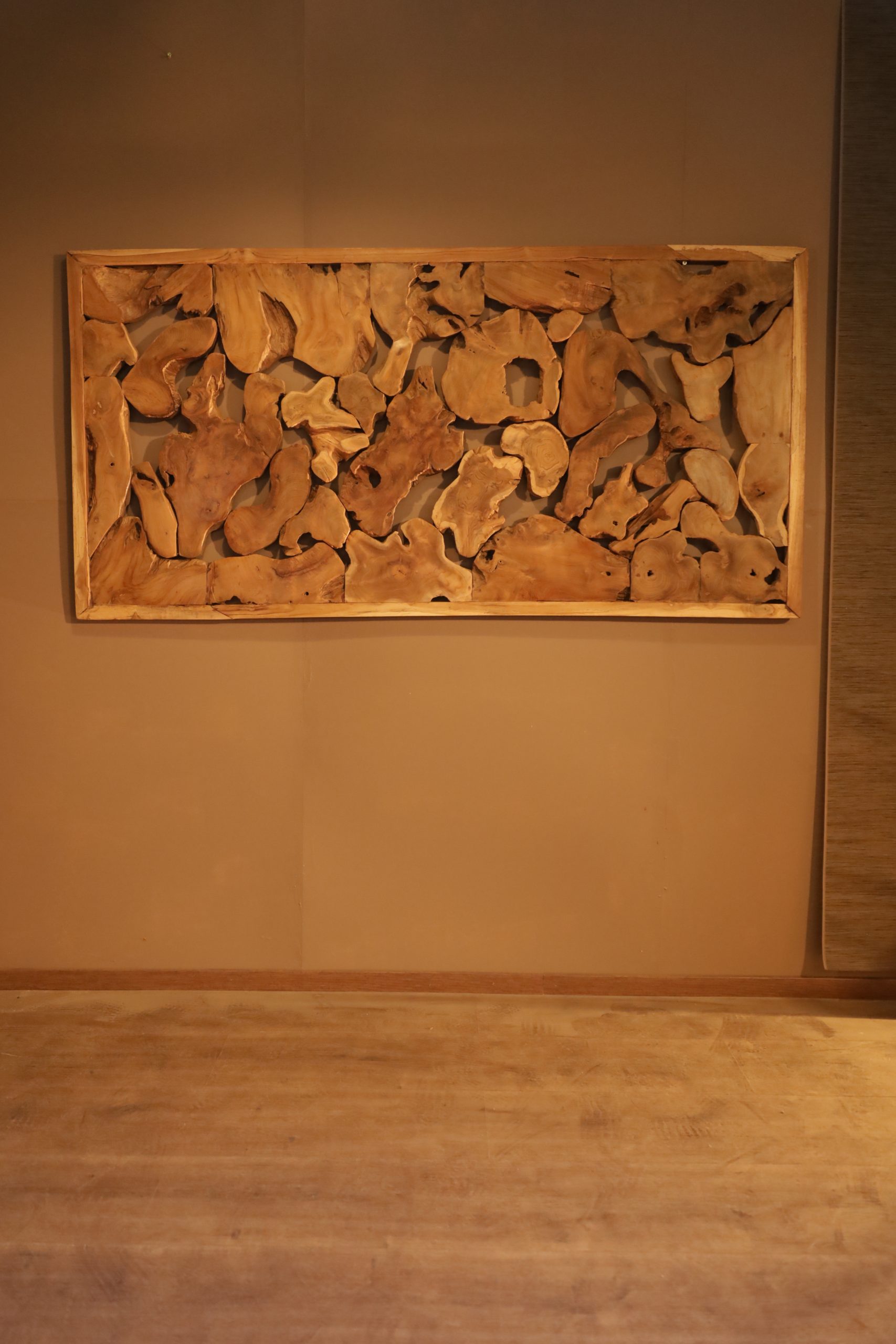 Wand-Panel aus Holz - Kunstobjekt