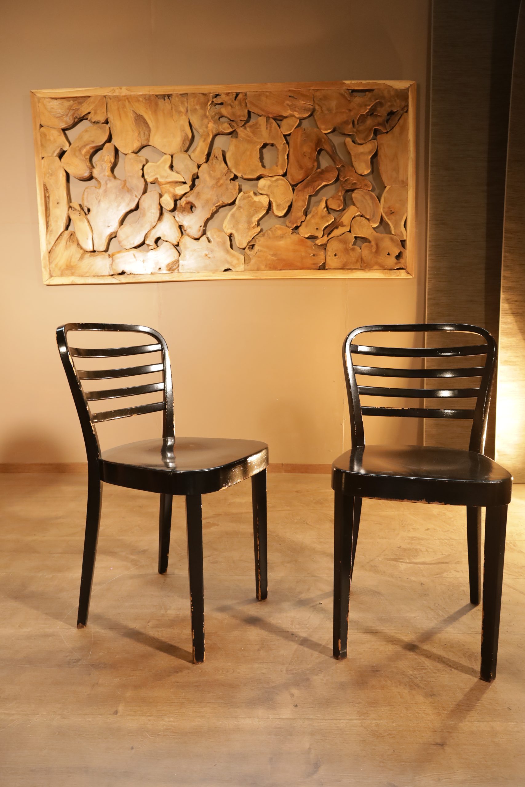 Chaises suisses de Horgenglarus - Art Nouveau - 1/20 pièces